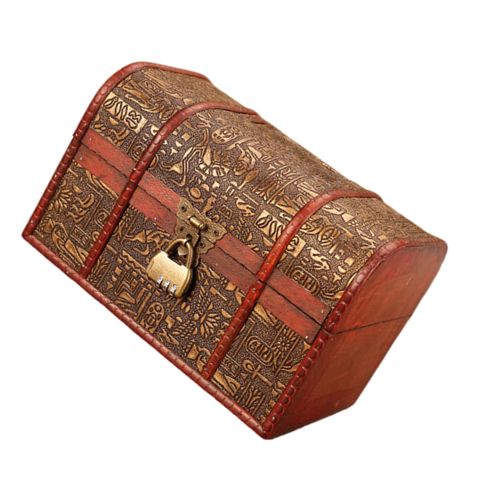 APGLSXY Antique Styles Handcrafted Wooden Jewelry Storage Box with for Home Decoration Keepsakes Storing Container Wooden Jewelry Storage Box with