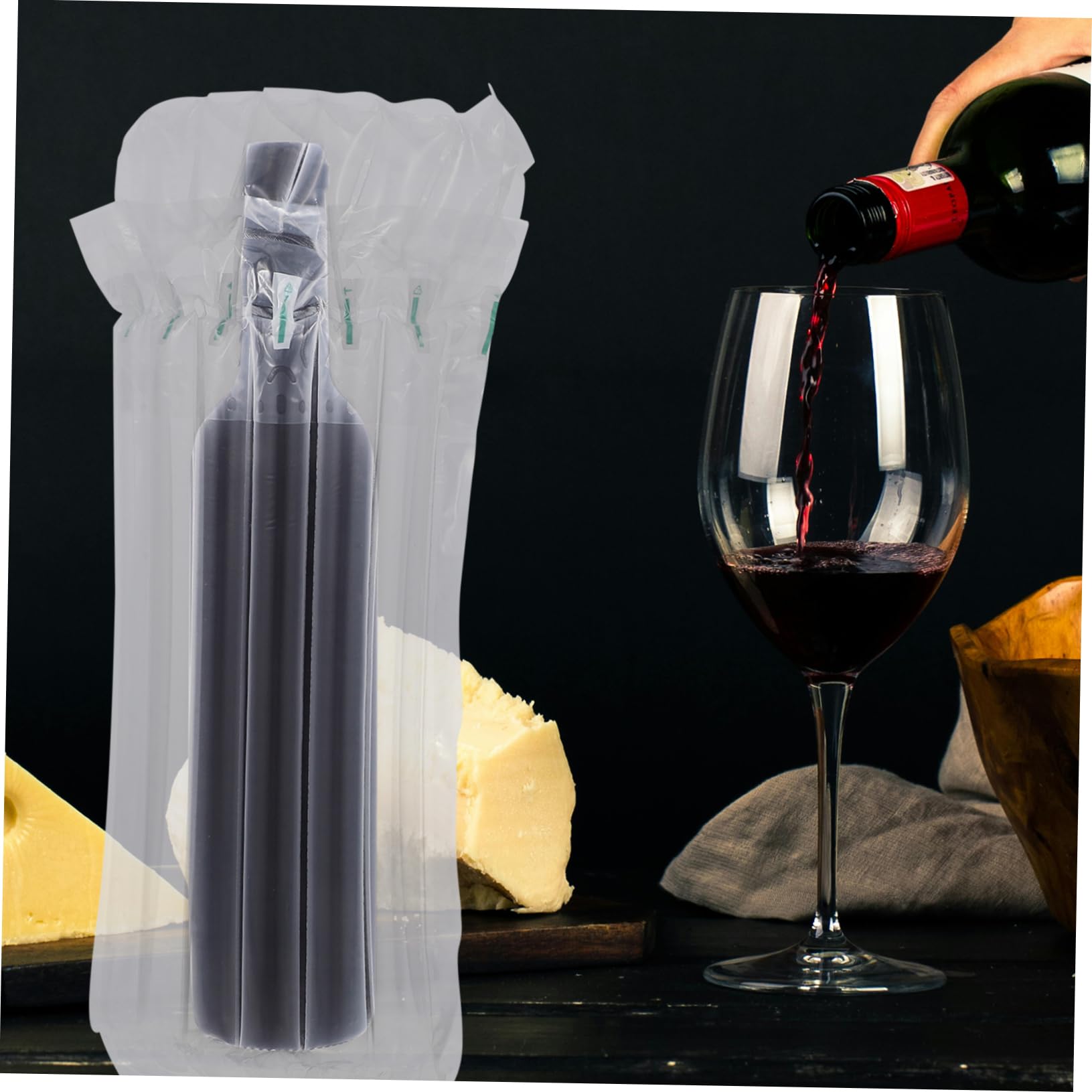 ULTECHNOVO Lot De 50 Housses De Protection Pour Bouteille De Vin Accessoires De Voyage Housses Pour Bouteille D'Eau Housses De Protection Pour Bouteille Écharpes De Couleur Aléatoire