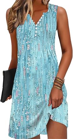 Beach Dresses for Women 2026 Swim Cover up Summer Dress Boho Sundresses