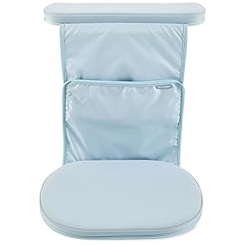 Skip Hop Baby Bath All-in-One Cushioned Elbow Saver & Kneeler Pad Set with Height-Adjustable Design and Quick-Dry Material, Wave