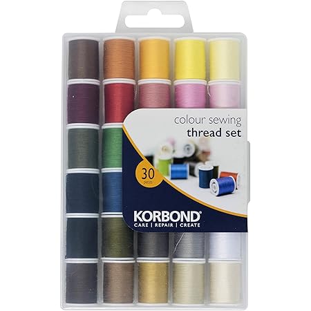 Luxbon 36 Hilos de Coser de Colors Surtidas 250 Yardas ...