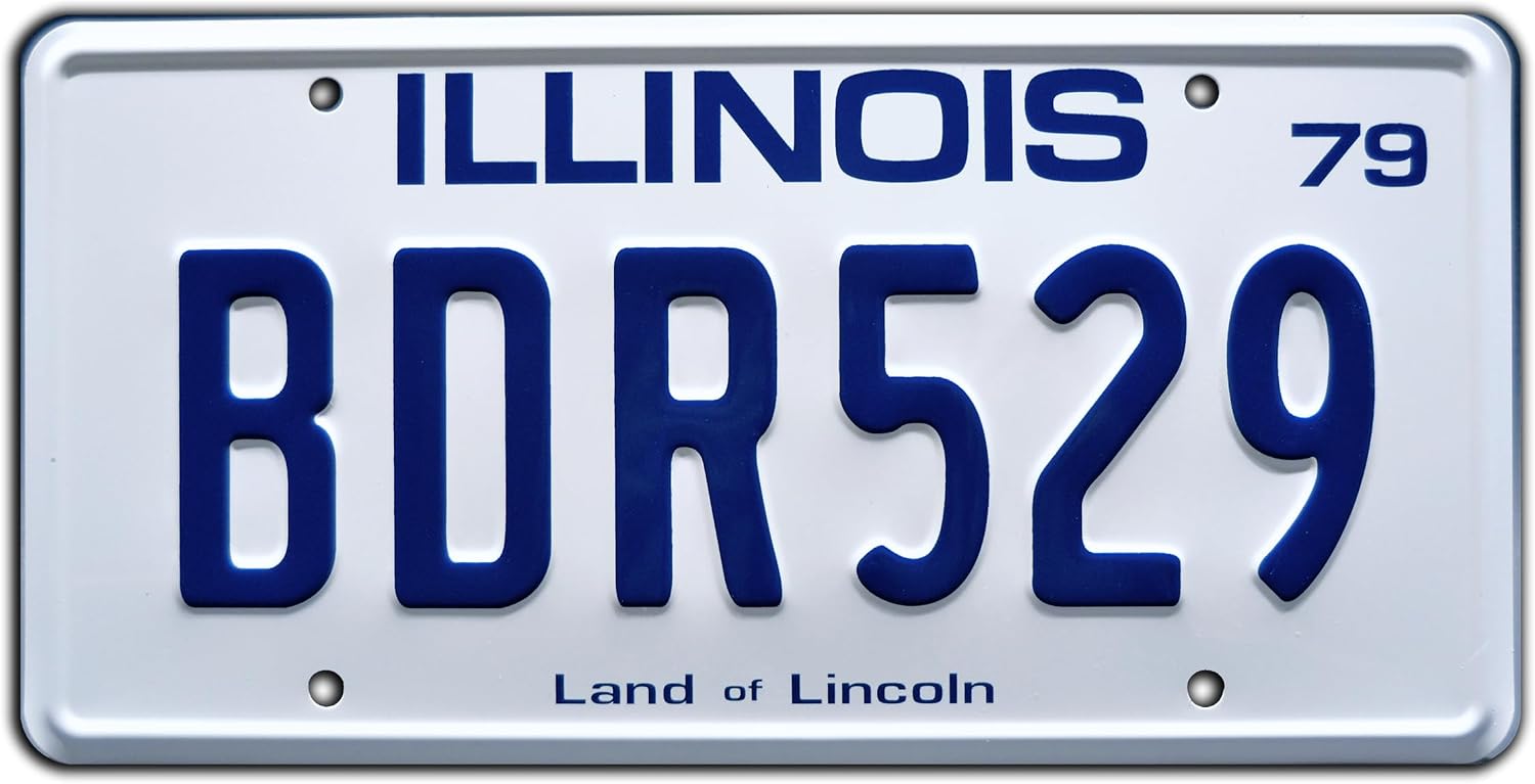 Blues Brothers | BDR529 | Metal Stamped License Plate