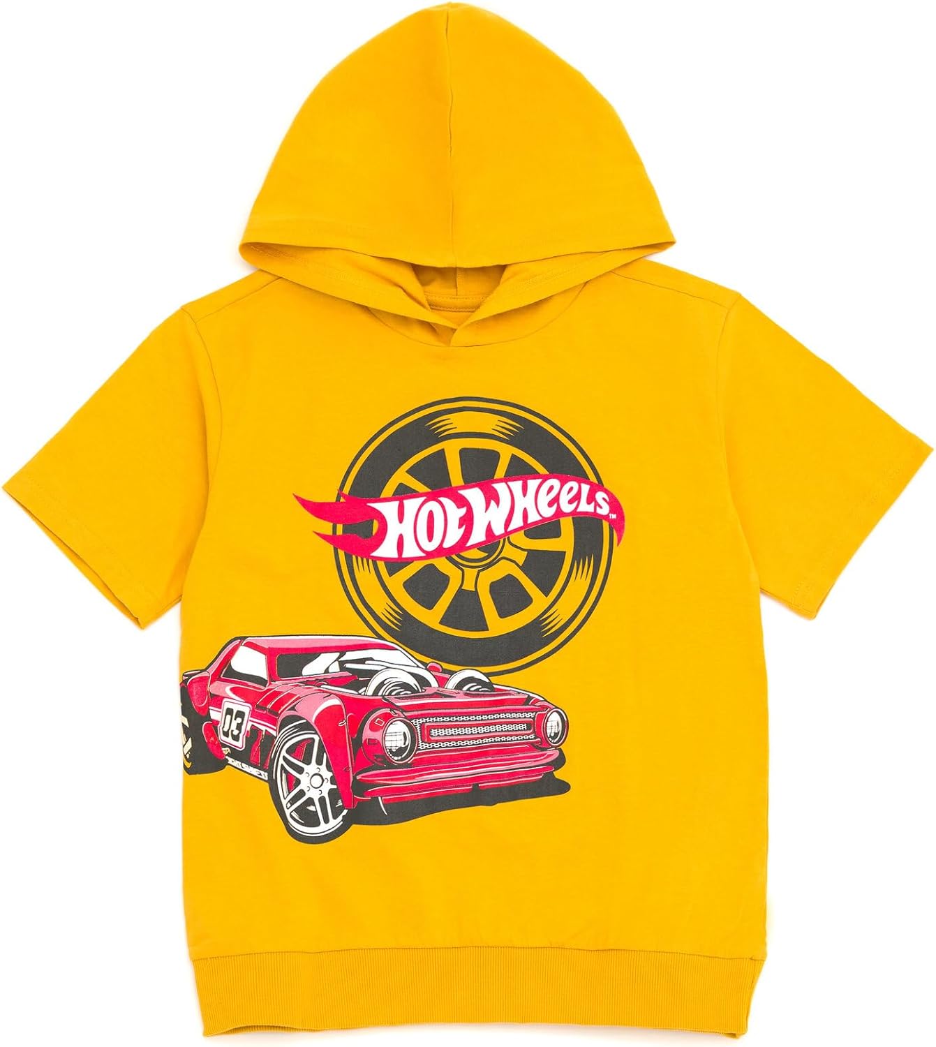 Hot Wheels Hooded T-Shirt and Fleece Jogger Pants Outfit Set Toddler to Big Kid Sizes (2T - 10-12) - Image 3