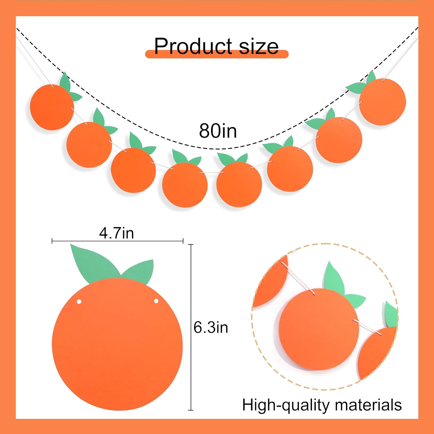 Little Cutie Banner - Little Cutie Baby Shower Decorations, Little Cutie is on The Way Banner, Cutie Garland, Orange Theme Birthday Decorations, Cutie Party Decorations
