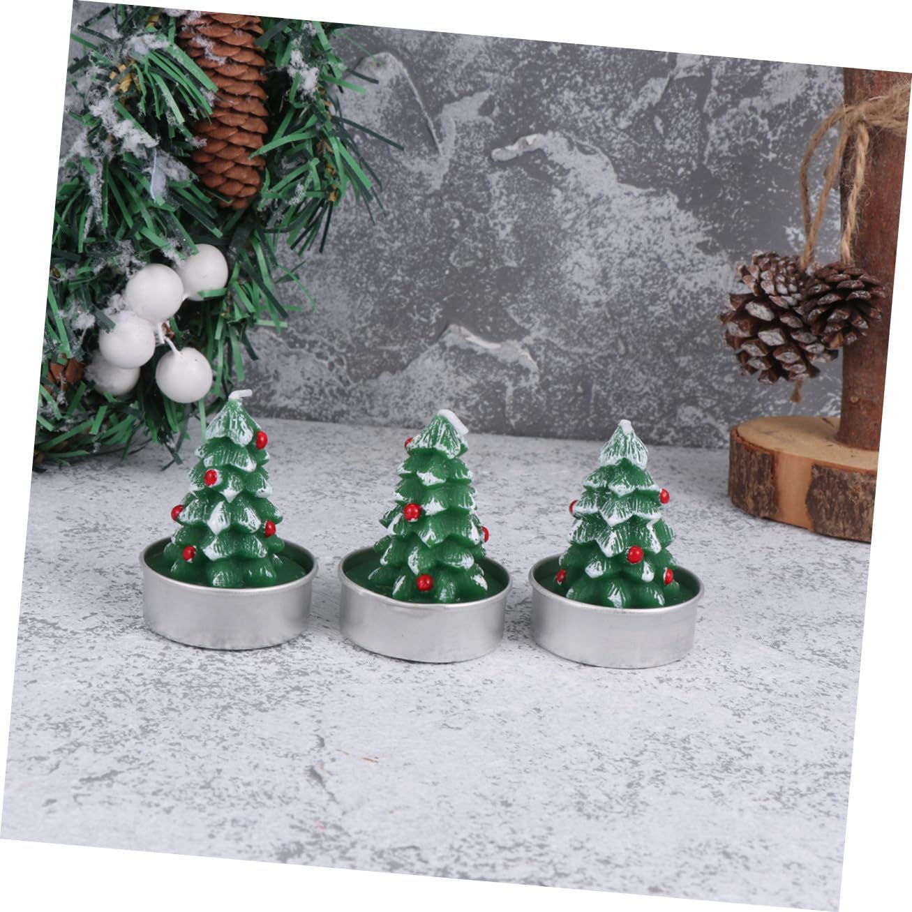 Christmas Cake Decoration Party Candle, Paraffin