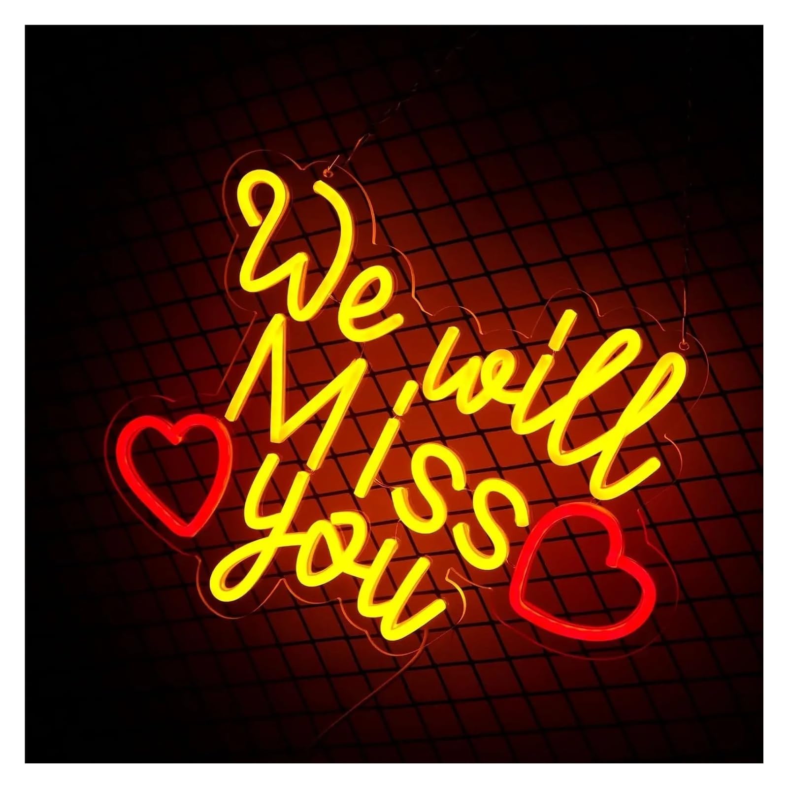 XENITE Luces Art Decoration Christmas Letrero De Neón LED We Will Miss You