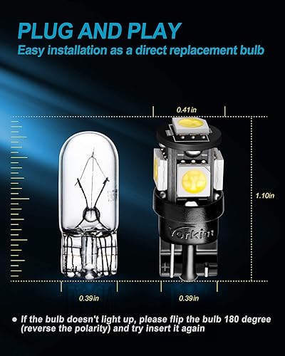 Miniatura 15 de Yorkim Bombilla LED ultra brillante 7440 roja T20 7441 7443 7444 W21W para luz de marcha atrás de respaldo, luz de ruptura, luz trasera, luz de Rojo