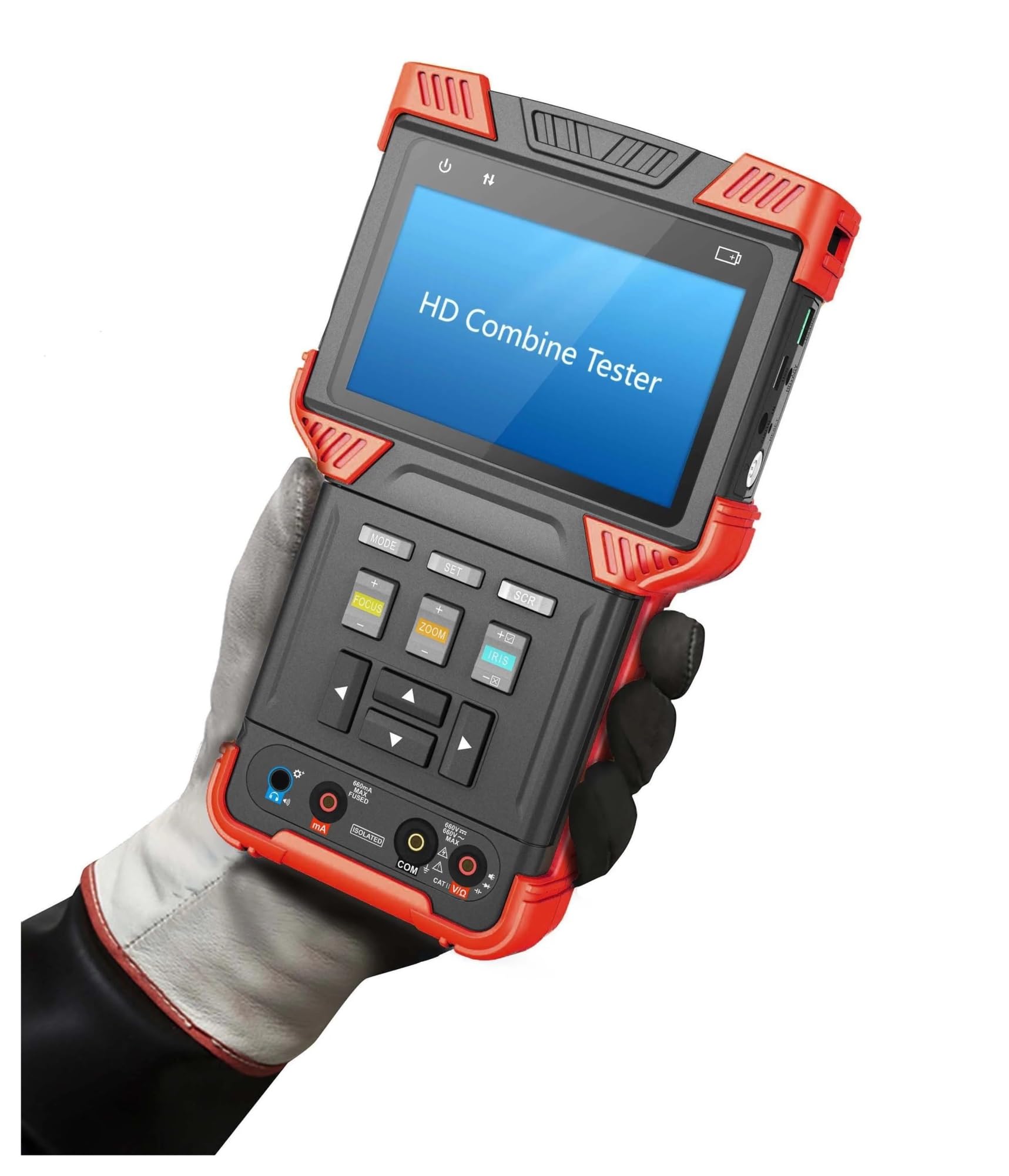 CCTV Tester, T73 4inch Screen CCTV TESTER Support H.265/H.264 4K IP Camera TVI, AHD, CVI 3.0 Test Configuration IPC