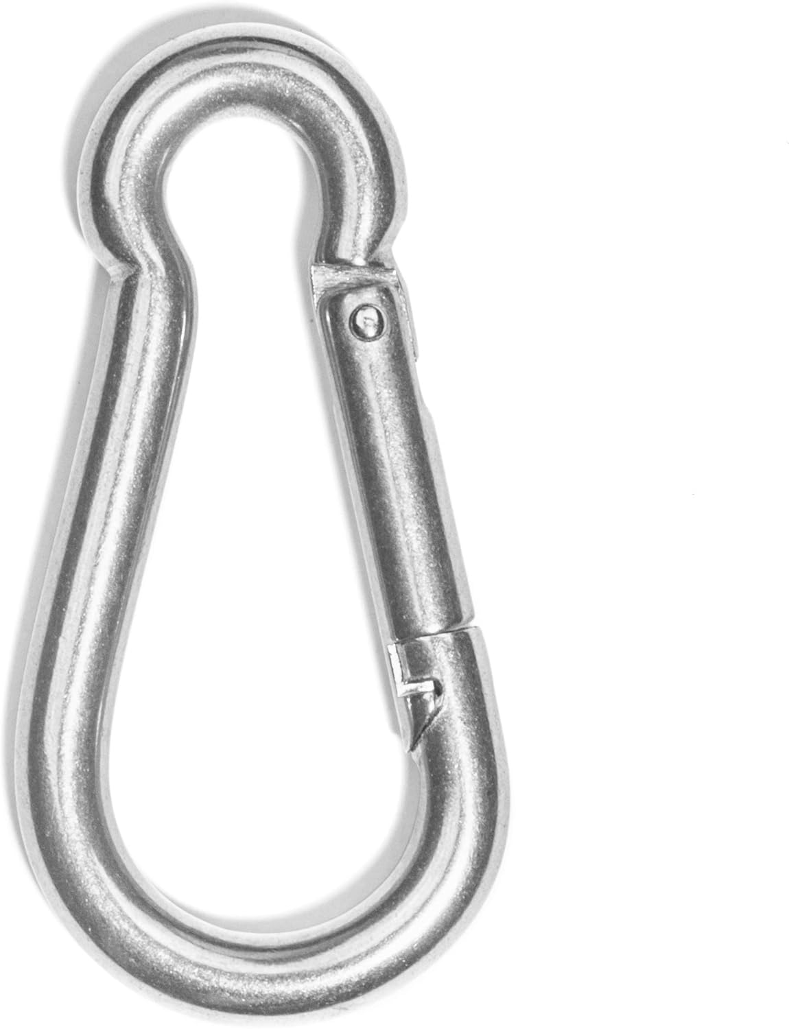 1/4" Stainless Steel Spring Snap Hooks, T316 Marine Grade - Lot of 25