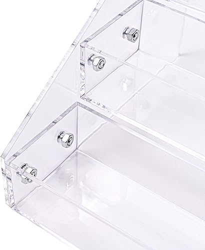 Miniatura 8 de Kingtaily Organizador de 7 capas de gran capacidad, acrílico transparente para uñas, aceite esencial, lápiz labial y gafas de sol