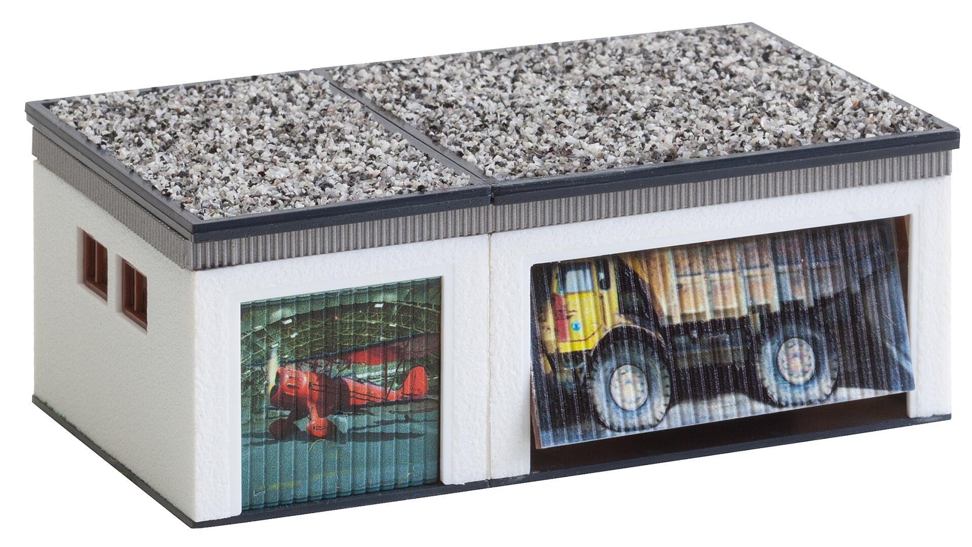 Faller 130319 garage double HO pour loger vos voitures miniatures