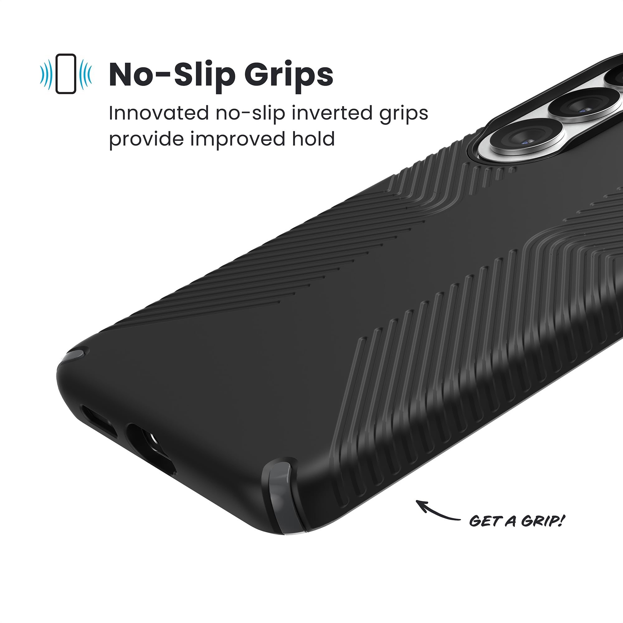 Speck Samsung Galaxy S26 Presidio2 Grip + Magnet Case - Schwarz/Schiefergrau