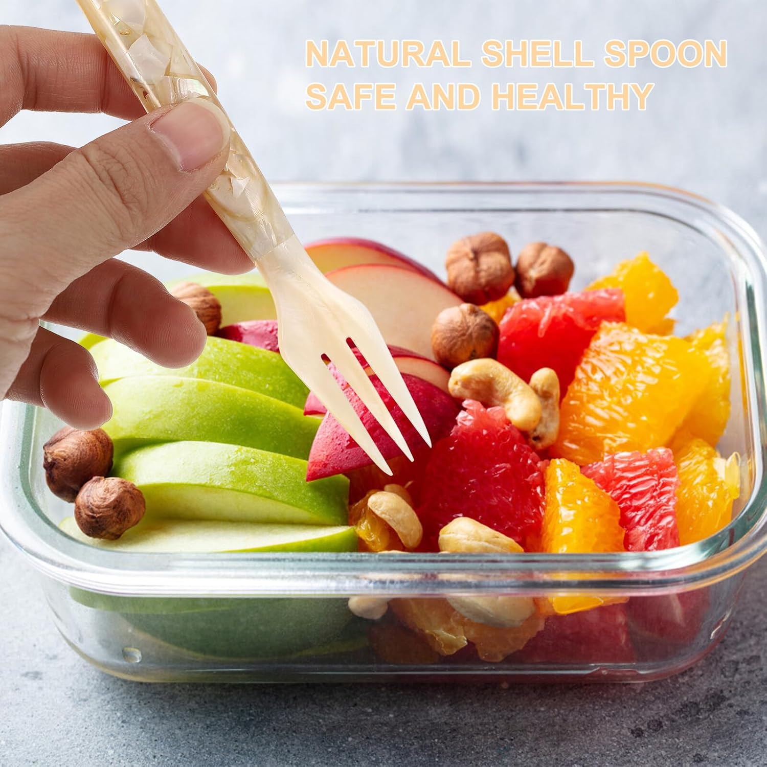 Shell Pattern Cake Forks 2pcs, Small Fruit Dessert Forks for Home Kitchen Dining, Floral Design Tableware Set