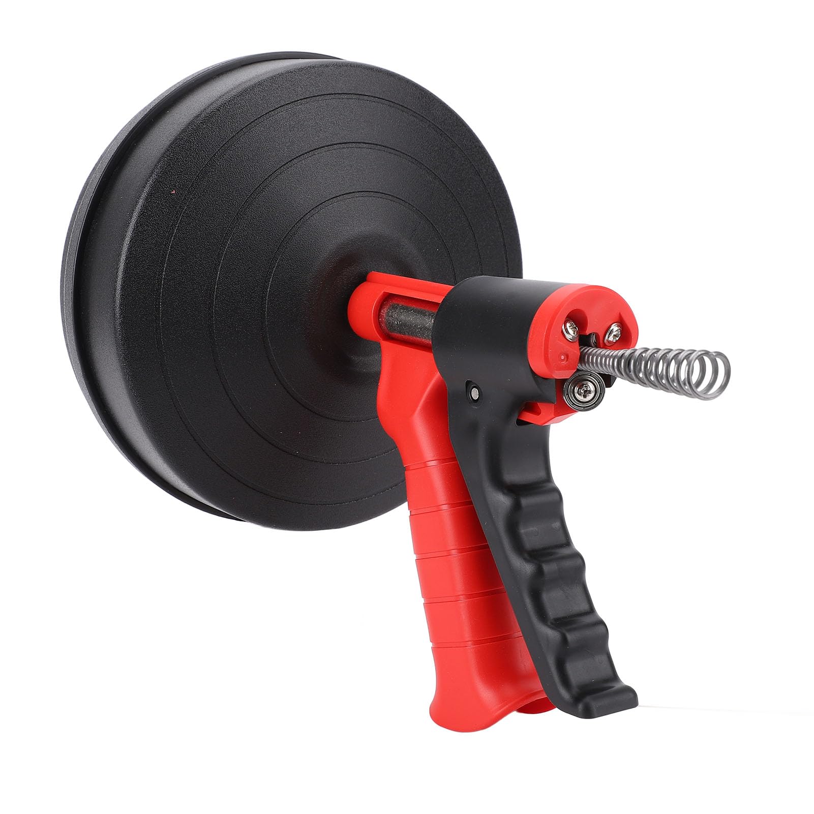 Drain Snake, 65 Manganese Steel Spring Versatile Drain Clog Remover for Bathtubs (5m Spring) (7.5m Spring) (10m Spring)