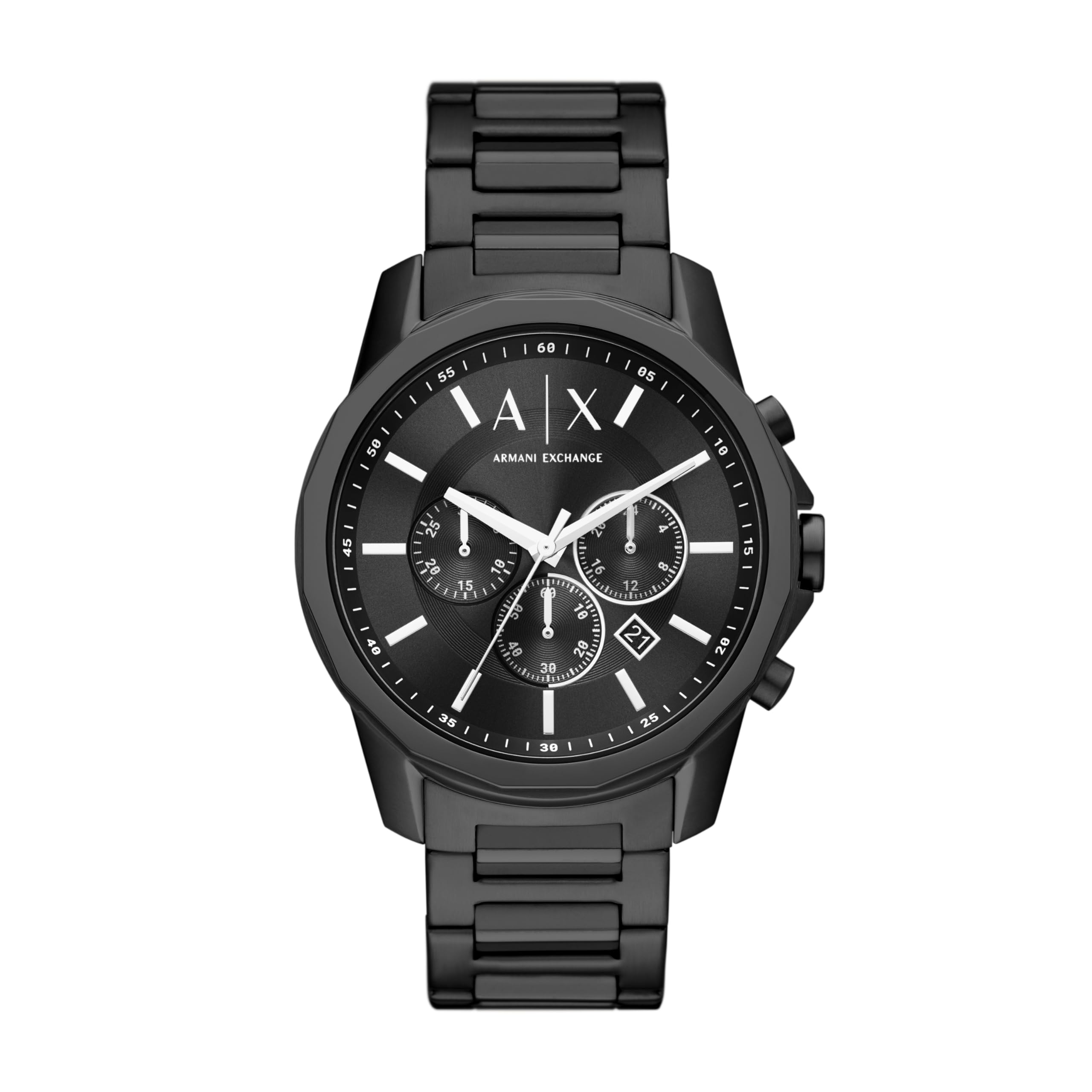 A|X Armani Exchange Chronograph Dress Watch for Men with Stainless Steel, Silicone or Leather Band