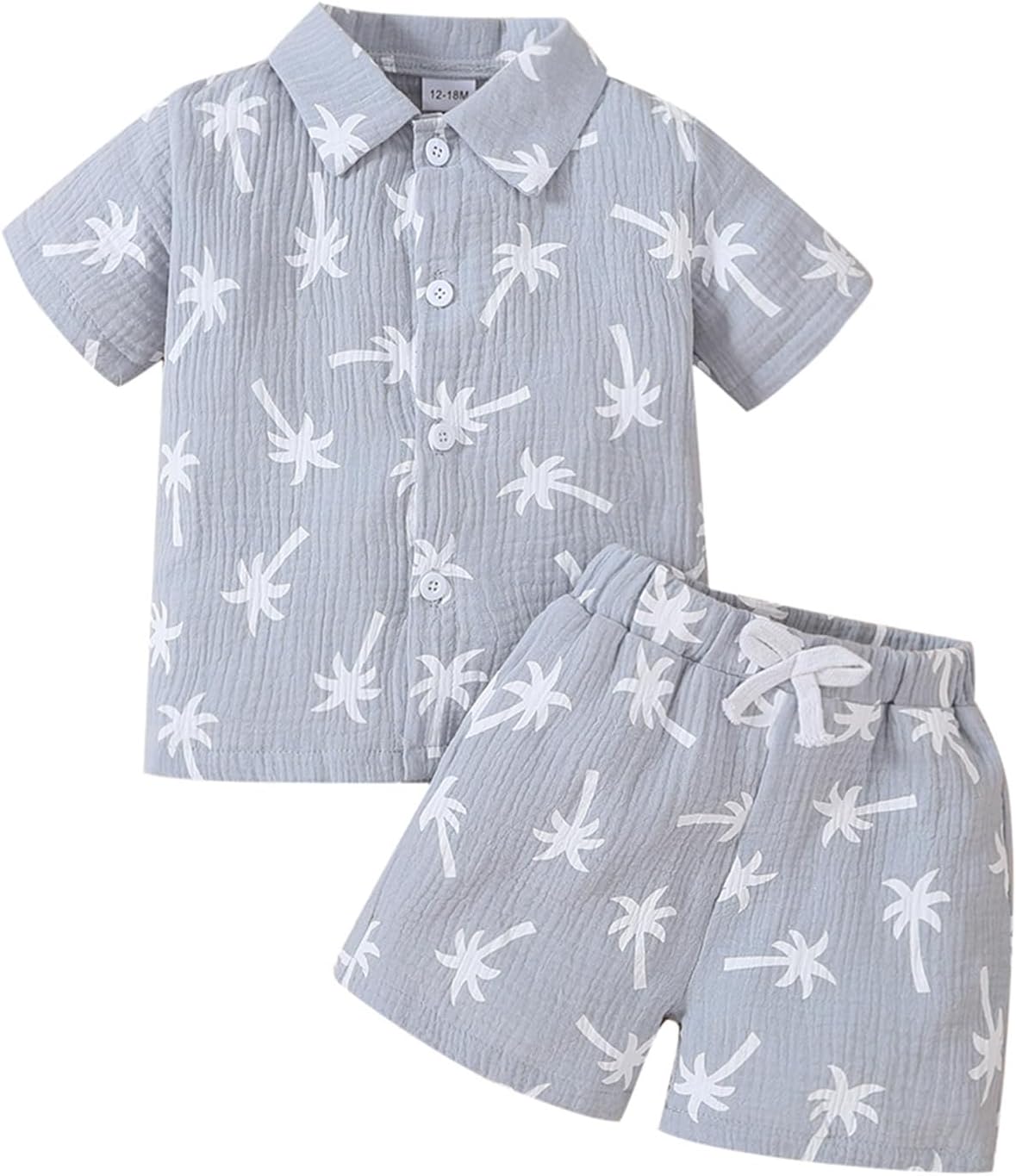 Yvowming Toddler Baby Boy Clothes Kids Summer Truck Print T Shirt Short Set with Pockets 0-4T