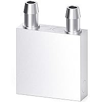 Vista 8 de Bloque de enfriamiento de agua de aluminio, sistema de disipador de calor líquido para computadora de PC, gráficos de CPU, radiador, disipador