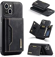 Vista 10 de ZCDAYE Funda tipo cartera para iPhone 14 Pro Max, funda para iPhone 14 Pro Max (6.7 pulgadas), iPhone 14 Pro Max, fundas de cuero con tarjetero Negro