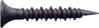 The Hillman Group 39300 8-Inch x 1-Inch Hi-Low Thread Phillips Drywall Screw, 100-Pack, Black