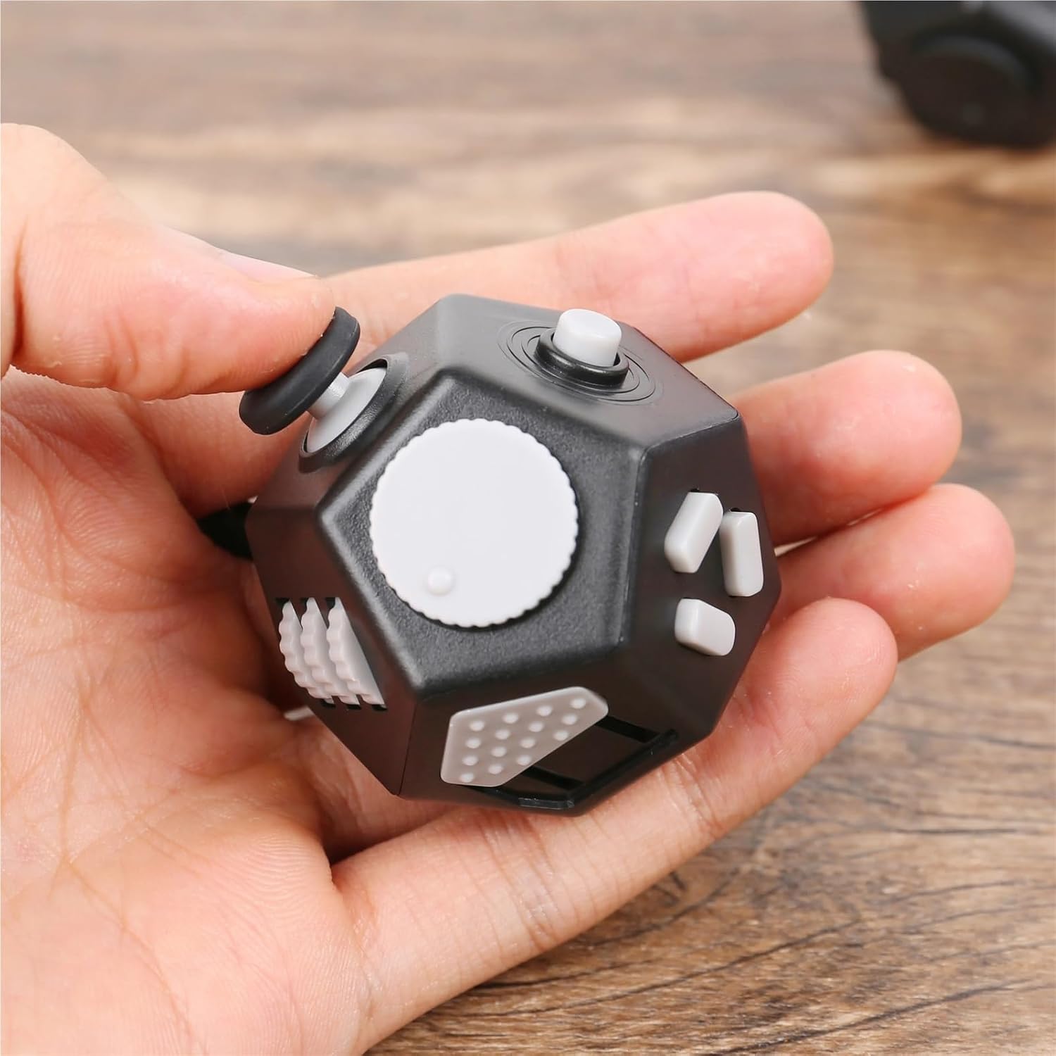 Adults Antistress Relief Dice Anxiety Attention Plastic Gaming Stress(Color3)