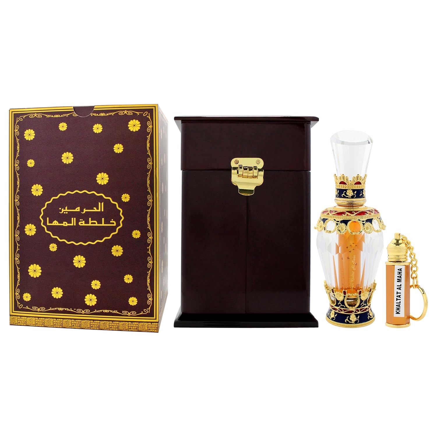 Al Haramain Khaltat Al Maha for Unisex - 0.8 oz Concentrated Perfume Oil - Arabian Perfume for Women and Men - Long Lasting Fragrance - Arabic Perfume - Image 4