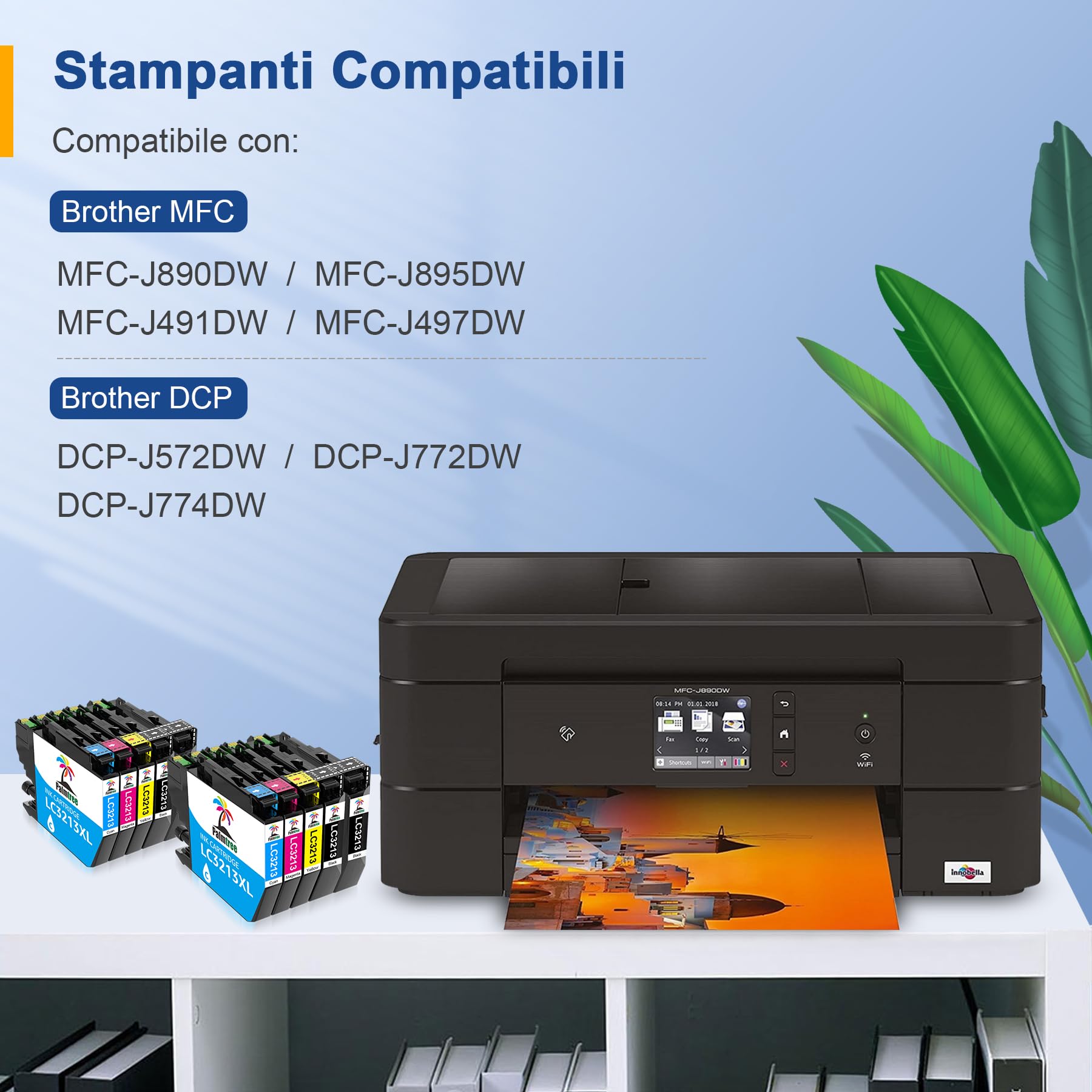 Cartucce LC3213 LC3211 Compatibili Brother DCP-J572DW - Foto 6