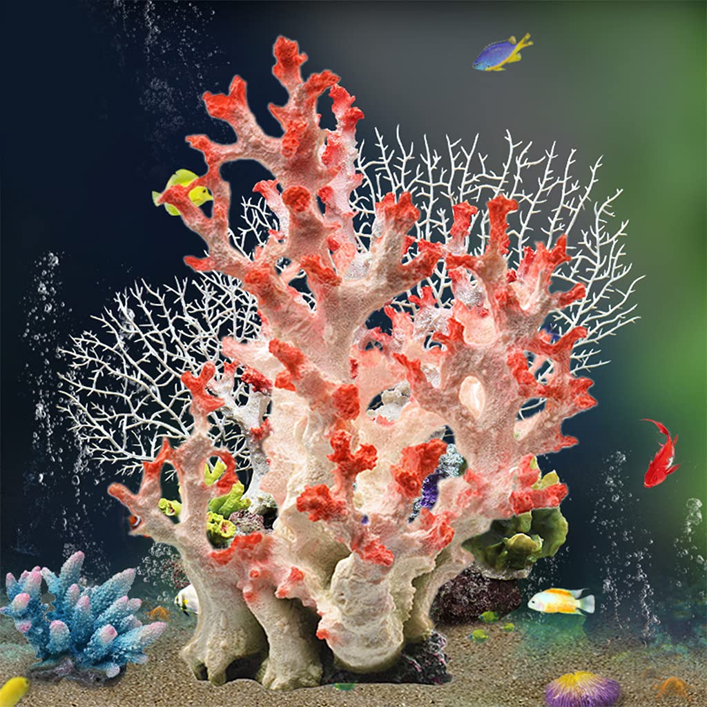 Planta Artificial Acuario Grandes Adornos Decoración