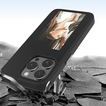 Smart E Ink Phone Case for iPhone 13 Pro, Black