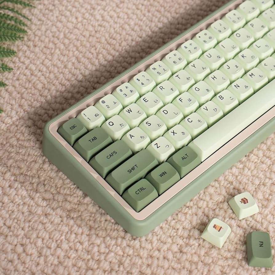 Matcha Keycaps 124 Keys PBT Dye Sublimation XDA Profile