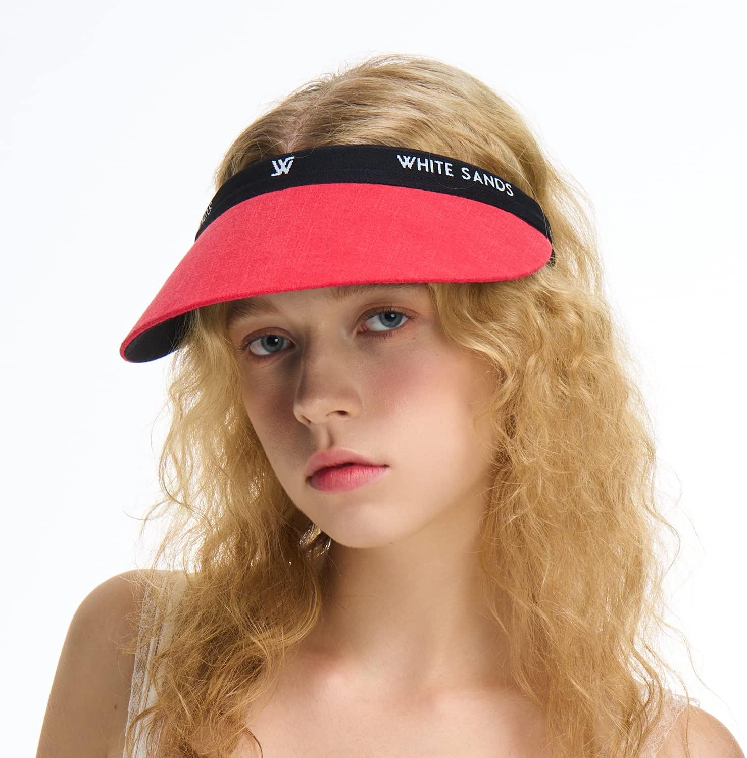 Reversible Linen Sun Cap Two-Tone Sun Visor CHAMELA