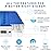 SoundAsleep Products Dream Series Luxury Air Mattress, ComfortCoil Technology, Built-in High Capacity Pump for Home, Camping- Double Height, Adjustable, Inflatable Blow Up, Portable (Queen Size)