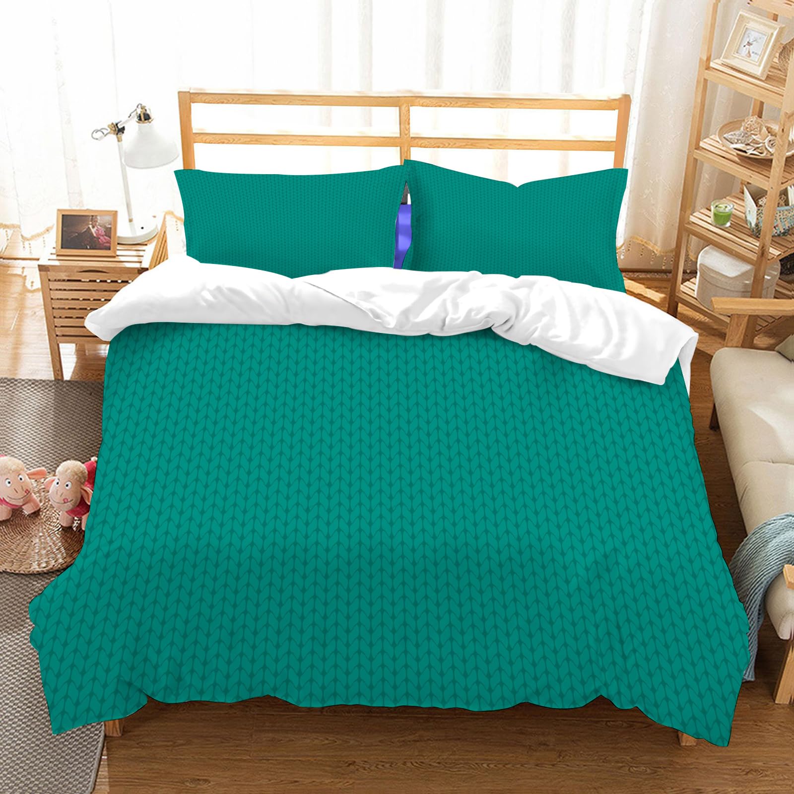 Ensemble de literie bleu sarcelle pour transformer votre chambre