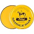 Fiebing's Yellow Saddle Soap for Leather (12 oz Tin) - Leather Cleaner & Conditioner to Soften, Protect & Restore Leathercraft - Leather Soap for Car Seat, Couch, Shoe, Purse, Boot, Bag, & Saddles