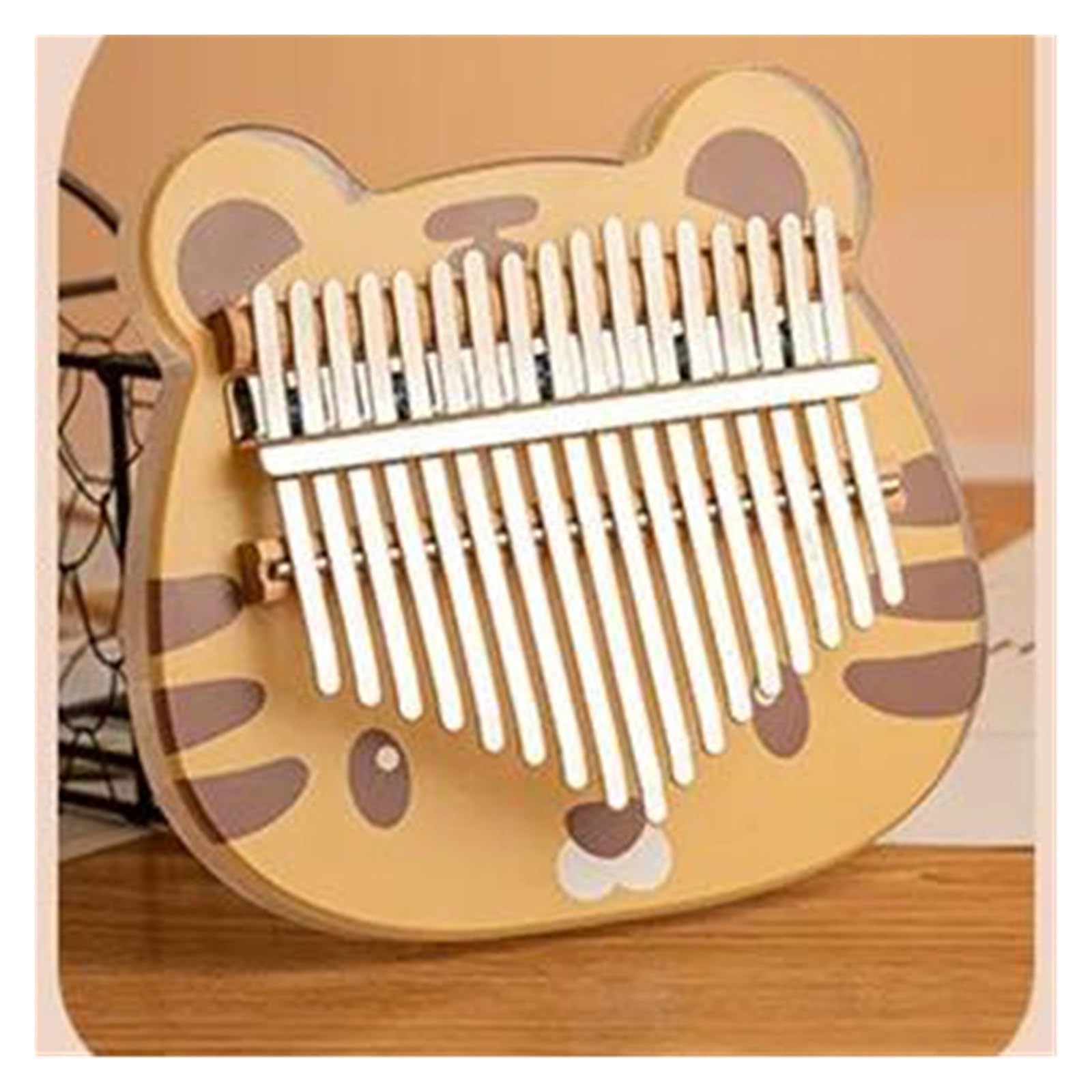 Fortepian Na Kciuk 17 Kluczowa Dekoracja Kalimba Profesjonalna Mini Drewniana Żywica Mini Naklejka Dekoracyjna Muzyka Na Klawiaturę Piyano(Style 1)