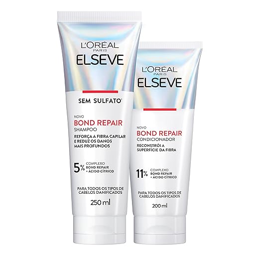 Kit L'Oréal Paris Elseve Bond Repair Shampoo + Condicionador + Sache