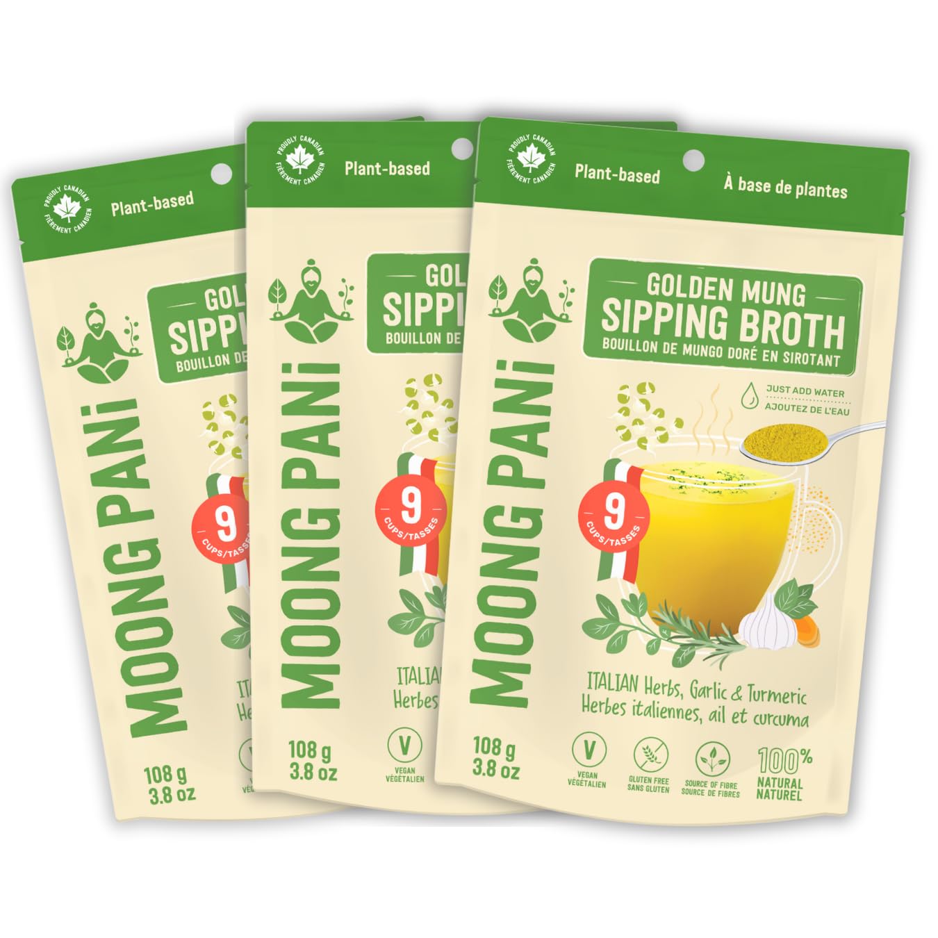 Moong Pani Golden Mung Pani Veggie Broth Powder