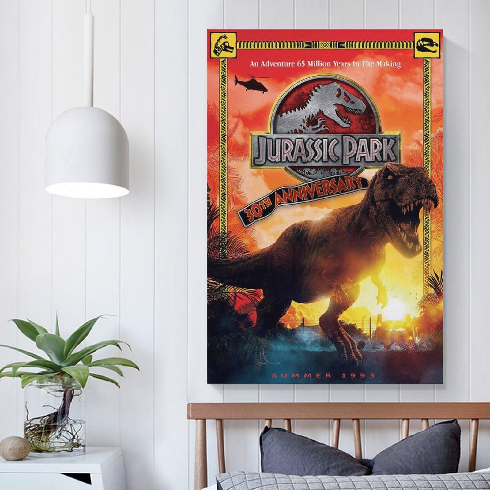 Amazon.co.jp: ジュラシックパーク プリント キャンバス