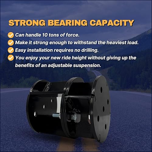 Vista 8 de TORQUE Espaciador de elevación de airbag Air Bag para vehículos elevados con torque, Firestone, kits de suspensión de elevación de aire y otras Recto