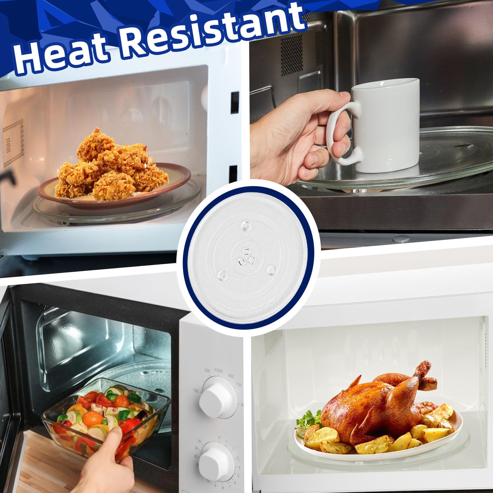 Amazon.com: MorefaLife 12.4 inch Microwave Glass Turntable