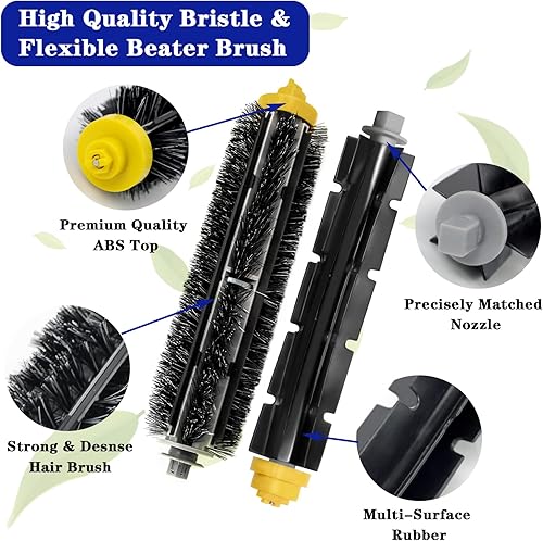 Miniatura 6 de Piezas de repuesto compatibles con i-Robot Room-ba 600 Series 614 618 620 630 640 650 660 675 680 685 690 692 694 695 Kit de reposición de