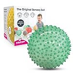 Edushape The Original Sensory Ball for Baby - 7 Transparent Green Color Baby Ball That Helps Enhance Gross Motor Skills for Kids Aged 6 Months & Up - Vibrant, Colorful & Unique Toddler Ball