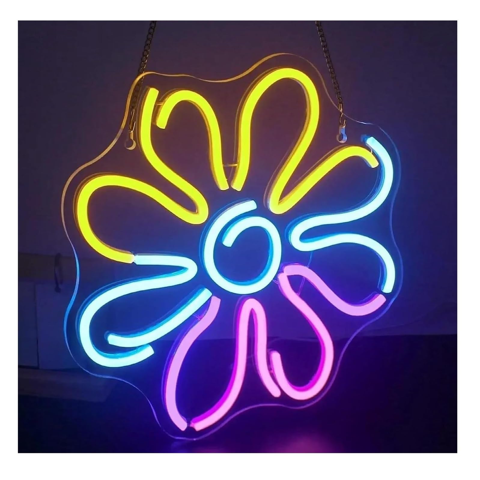 Neon lamp For neon Sign Floral for Powered Wall Decoration, Dimmable