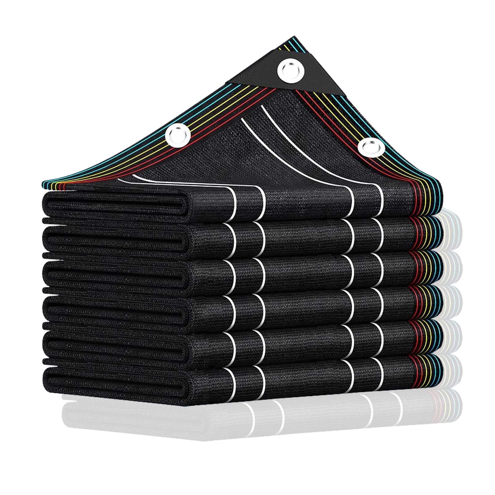 Toile d'ombrage pour pergola et serre filet de protection solaire noir