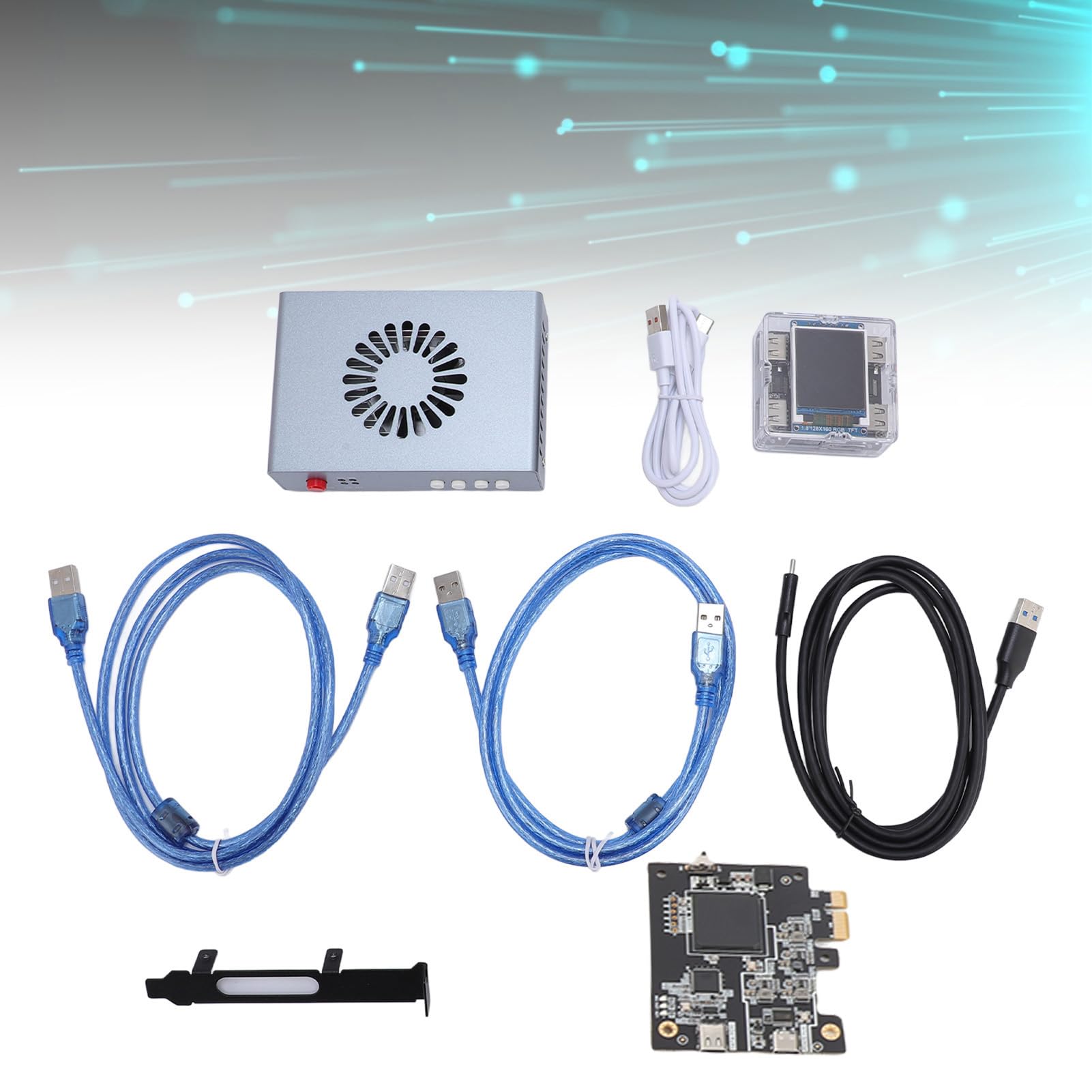SENECESLI Syntezator Interfejsu Multimedialnego HD, Syntezator DMA w Aluminium 60 Hz do Wideokonferencji (wtyczka UE)