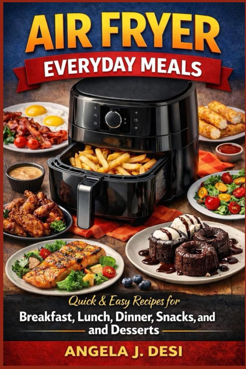 AIR FRYER EVERYDAY MEALS: Quick & Easy Recipes for Breakfast, Lunch, Dinner, Snacks, and Desserts