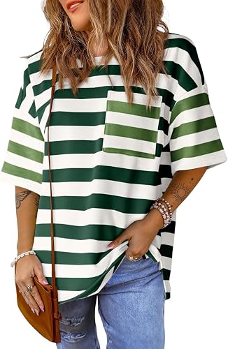 Tankaneo Oversized Striped T-Shirt