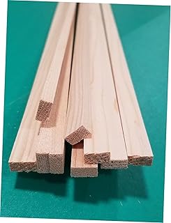 Spruce 1/4 X 1/2 X 36" (7) 5558 Suitable Wood Pieces for Wood Crafts and Projects
