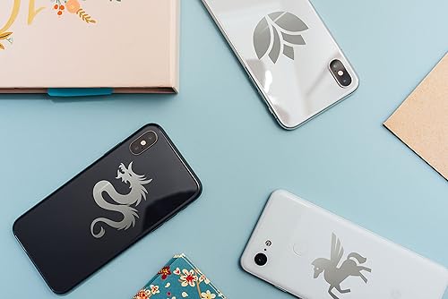 Miniatura 4 de VViViD Vinilo adhesivo permanente DECO65 gris brillante para Cricut, Silhouette y Cameo (rollo grande de 20 pies x 11.8 pulgadas)