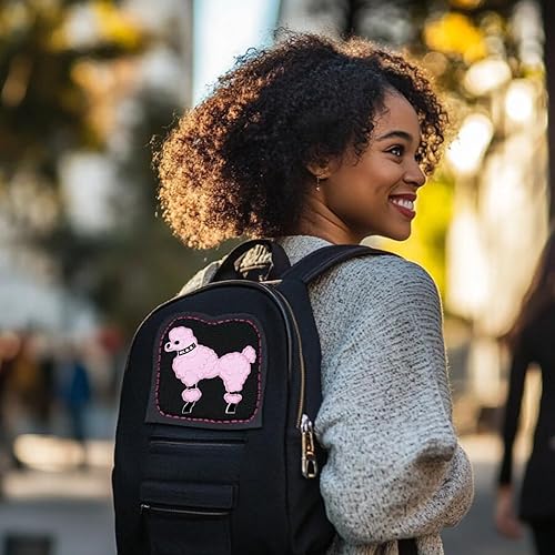 Miniatura 6 de Parche para disfraz de Halloween, faldas de caniche para mujer, disfraz de los años 50, apliques de caniche rosa, parches bordados para planchar