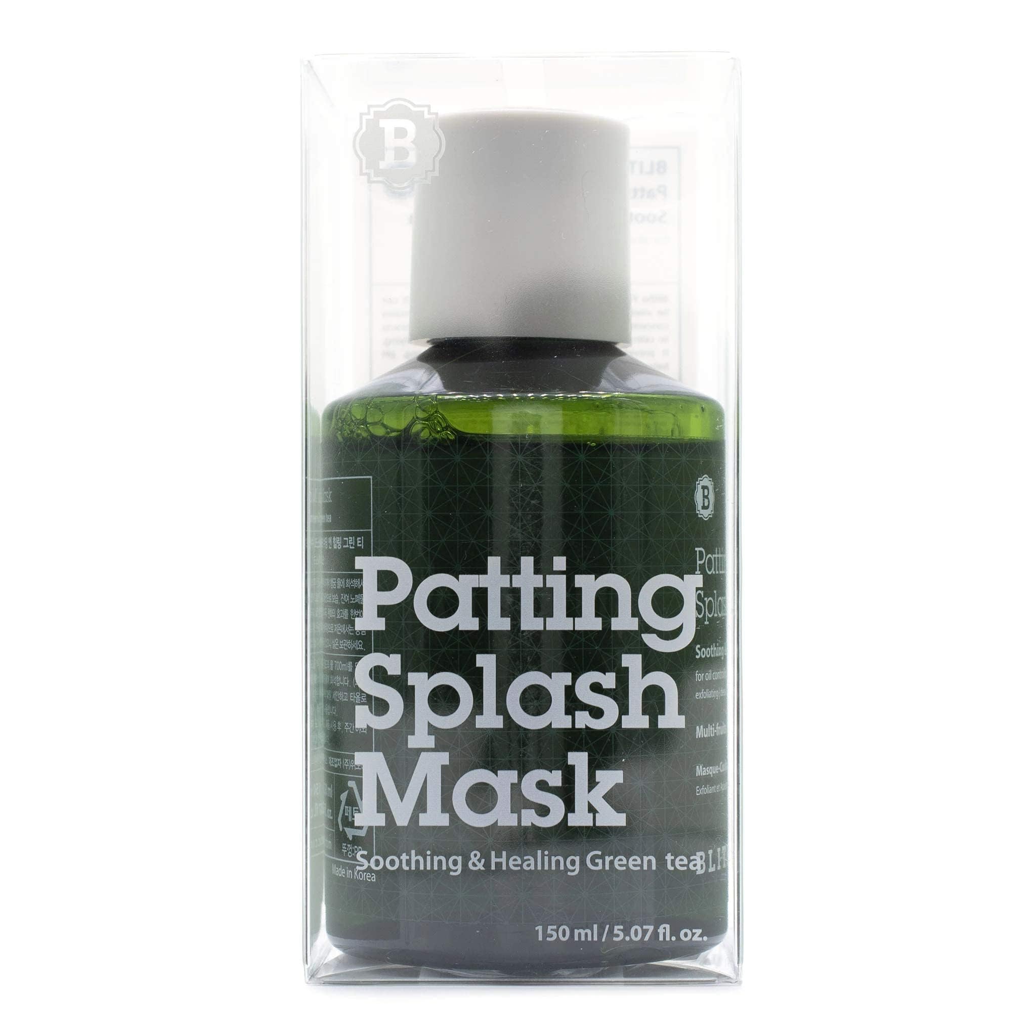 Blithe Patting Splash Mask Green Tea Mask 15 sekund 1 szt. 150 ml
